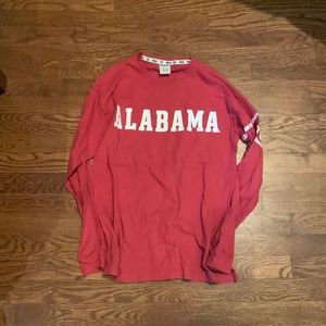 Women’s pink size extra small Alabama long sleeve shirt, and used condition